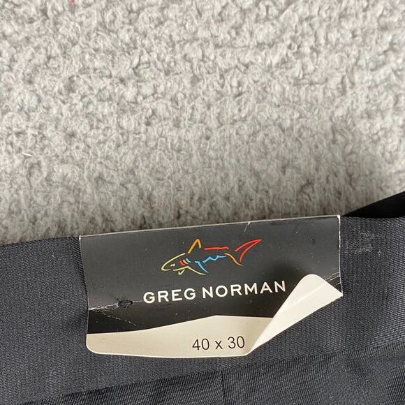 Greg Norman Luxe Performance Trouser Pants Men's 40x30 Black New - Picture 11 of 13